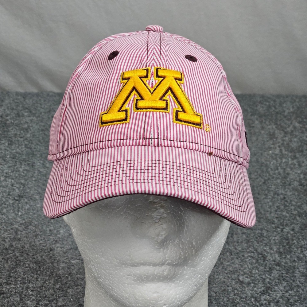 Minnesota Golden Gophers Hat Womens Maroon Seersucker Cap New Era 9TWENTY NCAA